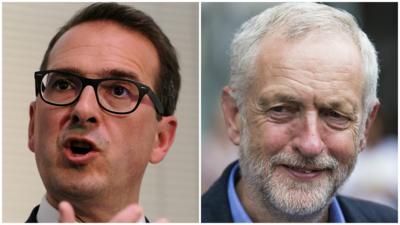 Owen Smith and Jeremy Corbyn