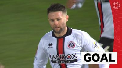 Oliver Norwood equalises for Sheffield United