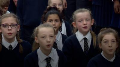 Meet the school choir from east London on their journey to performing at the O2 Arena.