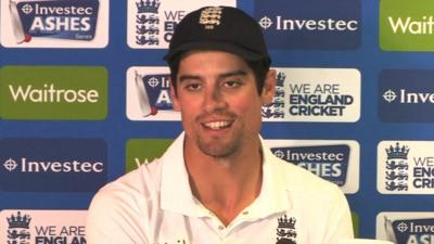 England cricket captain Alastair Cook