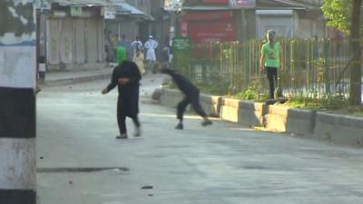 Violence of the streets in Kashmir