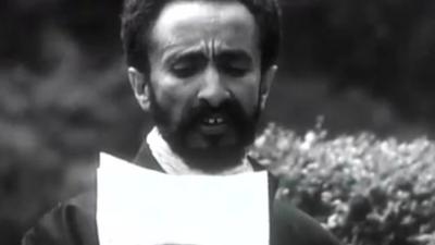 Ethiopia's Emperor Haile Selassie