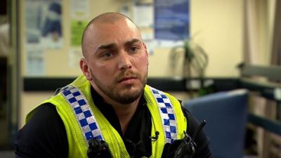 Gwent Police officer Vinny Mair