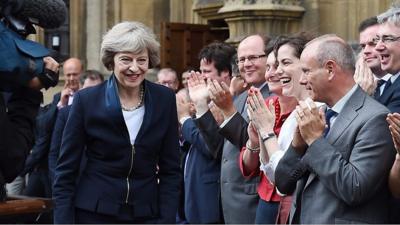 Theresa May and MPs