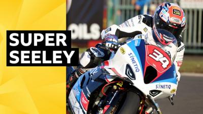 Alastair Seeley in action at the North West 200