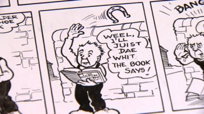 Oor Wullie comic strip