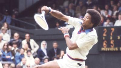 Wimbledon winner Arthur Ashe