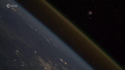 SA footage of Earth from space