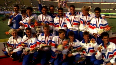 Great Britain win gold in 1988 Olympic hockey final