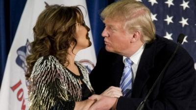 Donald Trump and Sarah Palin