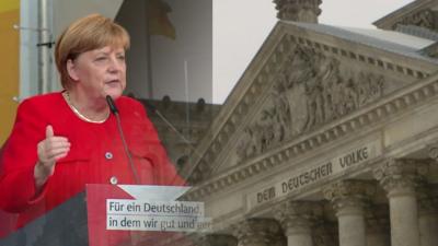 Chancellor Angela Merkel and the German Bundestag