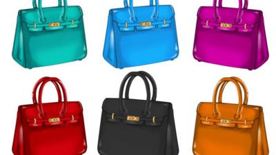 coloured handbags