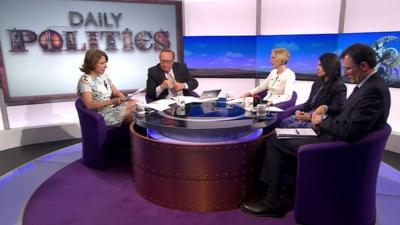 Jo Coburn, Andrew Neil, Emma Reynolds, Priti Patel and James Landale review PMQs