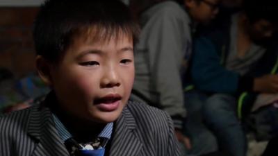 One 'left behind' child talks about his story