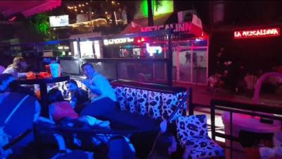 Still from UGC of Mexico nightclub attack