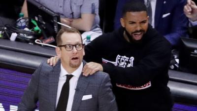 Nick Nurse and Drake