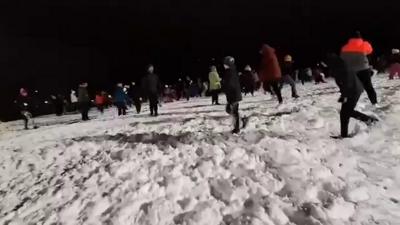 Snowball fight