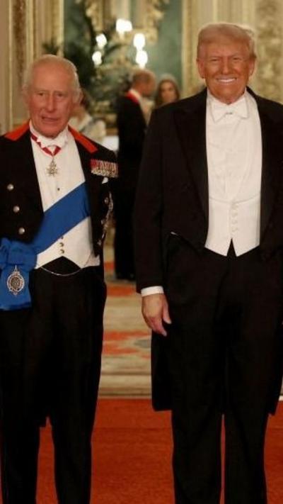 King Charles and US President Donald Trump