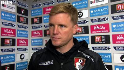 Bournemouth manager Eddie Howe