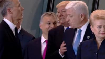 President Trump and Montenegro's PM