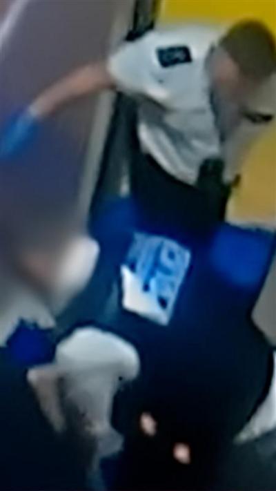CCTV image of police officers