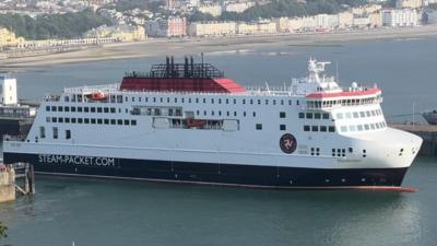 Manxman in Douglas Harbour