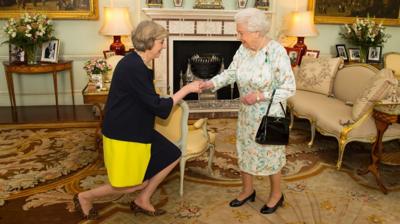 Theresa May and the Queen