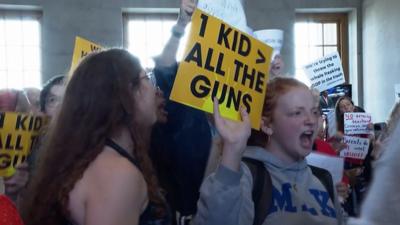 Protesters in Tennessee