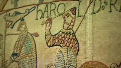 A copy of the Bayeux Tapestry is displayed in Reading Museum.