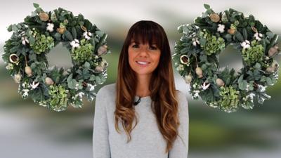 Wreath-maker and florist Ashlee Eley.