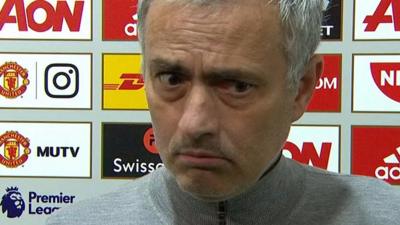 Manchester United's Jose Mourinho