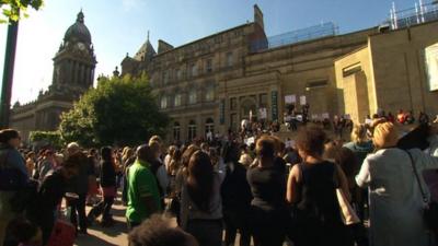 Leeds protest