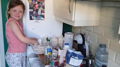 Riah baking