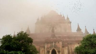 Pagoda on Bagan plain