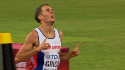 Britain's Charlie Grice after making the 1500m World Championship final
