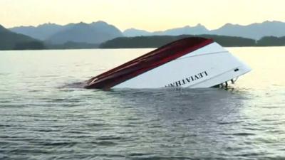 Leviathan II boat that sank near Vancouver Island - 26 October 2015