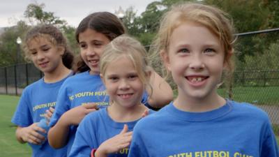 Children from DC Youth Soccer.