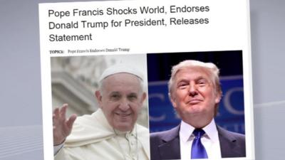 Pope and Trump