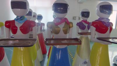 Robot waitresses