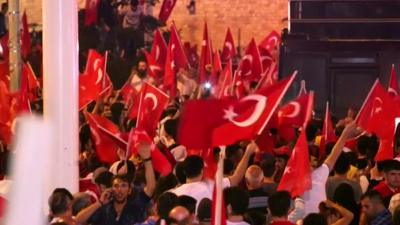 Protesters in Turkey