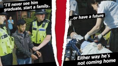 Anti-knife crime poster