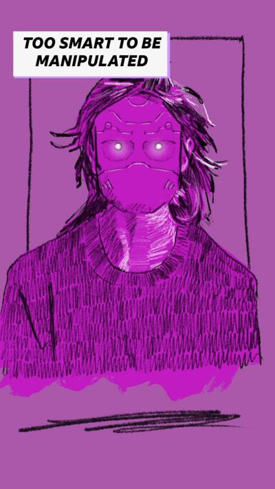 Too smart to be manipulated cover