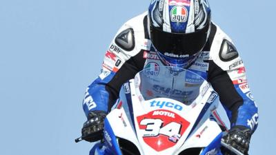 Alastair Seeley in action at the 2012 NW200