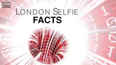London selfie facts graphic