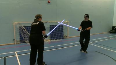 Lightsaber combat championships