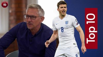 Gary Lineker and Michael Carrick