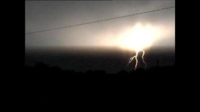 Lightning in County Kerry captured by Shane Murphy