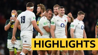 Highlights: England 12-11 South Africa: England edge topsy-turvey win