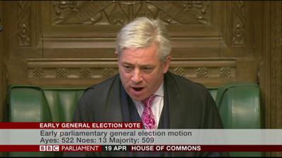 John Bercow in Parliament