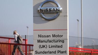 Nissan car plant